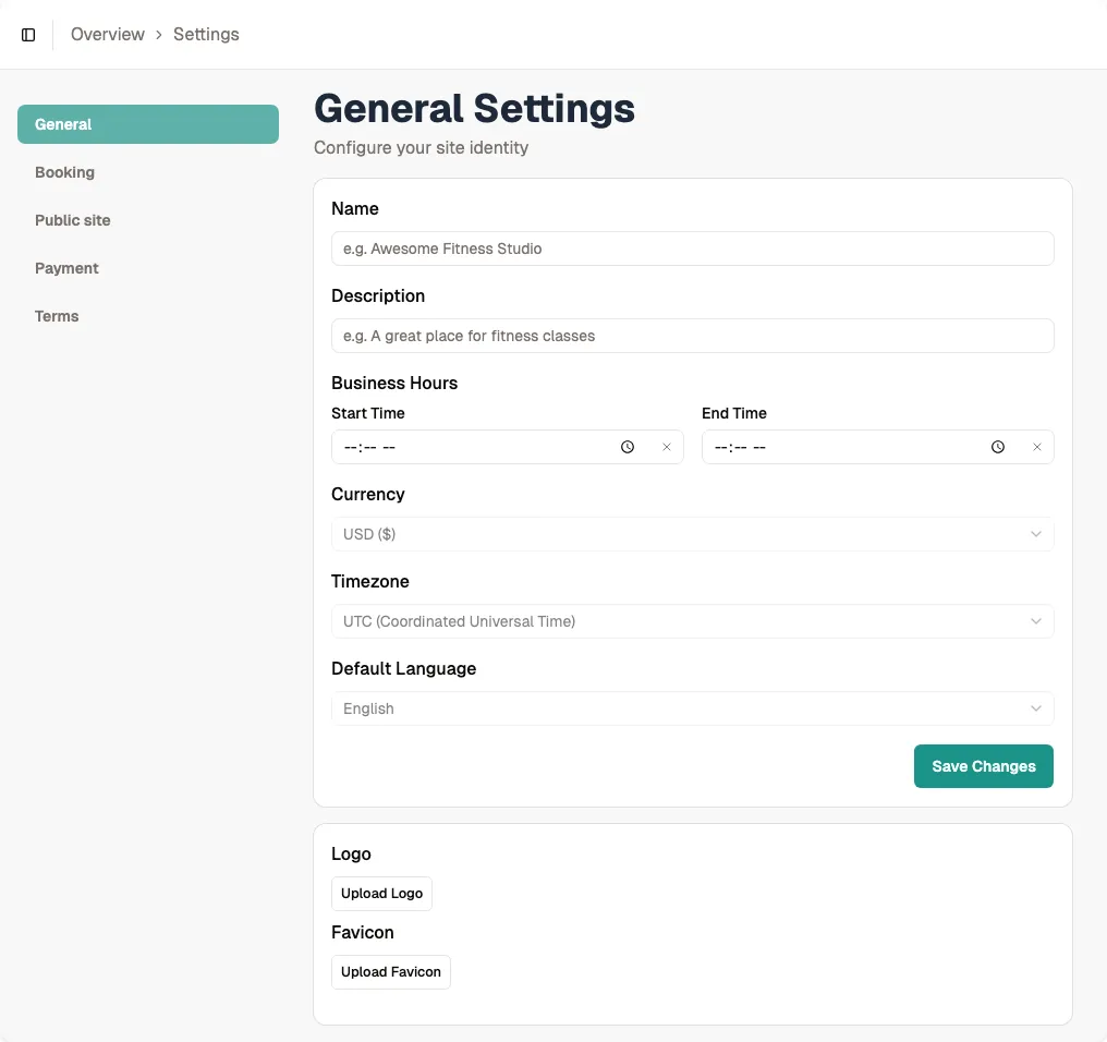 Open Settings > General screenshot